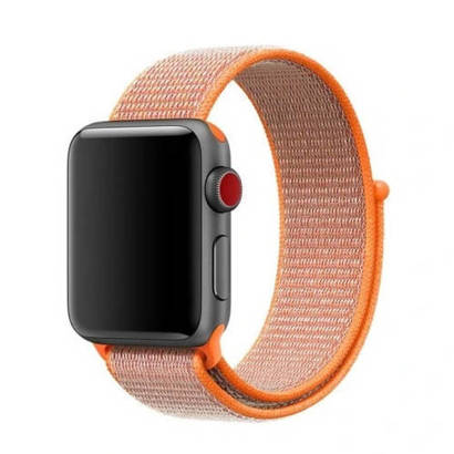 Oryginalny Pasek Apple Watch Sport Loop Spicy Orange 42mm