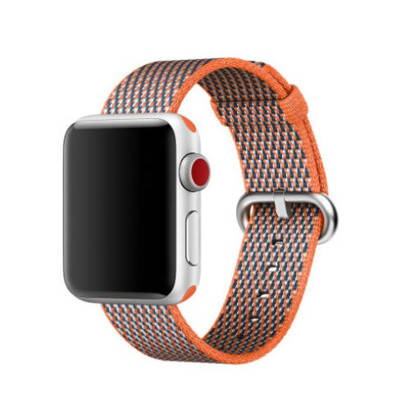 Oryginalny Pasek Apple Watch Woven Nylon Spicy Orange 42mm